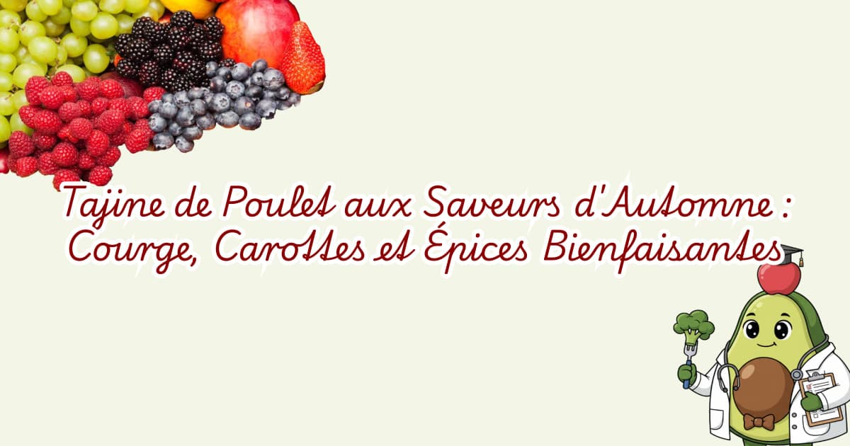 Tajine de Poulet aux Saveurs d'Automne : Courge, Carottes et Épices Bienfaisantes