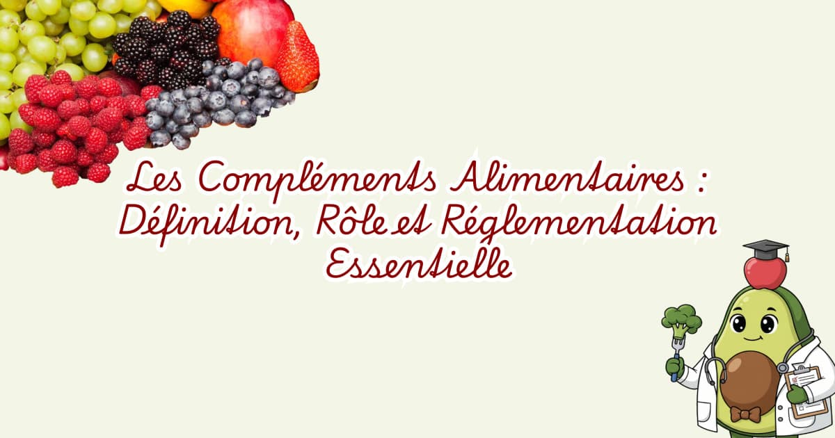 Les Compléments Alimentaires : Définition, Rôle et Réglementation Essentielle