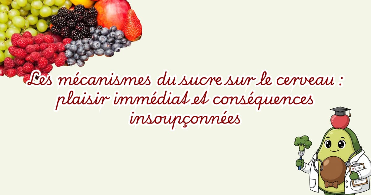 Les mécanismes du sucre sur le cerveau : plaisir immédiat et conséquences insoupçonnées