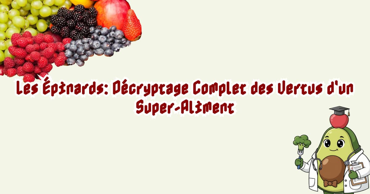 Les Épinards: Décryptage Complet des Vertus d'un Super-Aliment